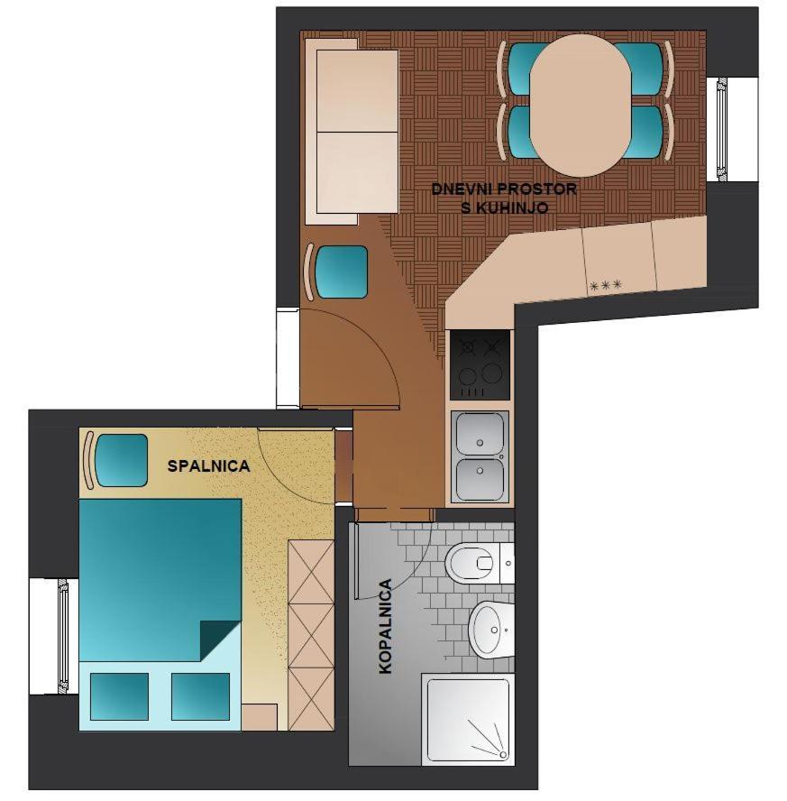 Apartament Blue Piran Zewnętrze zdjęcie